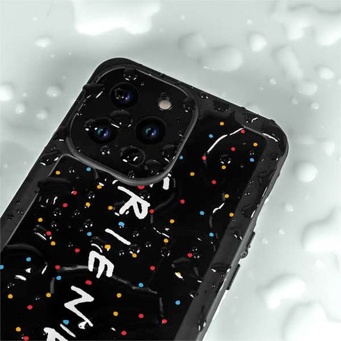 Warner Bros FRIENDS Polka Dots iPhone 15 Pro Waterproof Case
